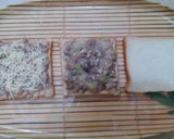 Foto langkah ke 3 dari resep Roti Balut Crackers Isi Kentang Daging Ayam.