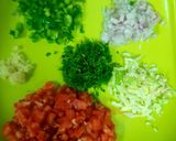 A picture of step 1 of Tawa butter Masala Pav.