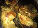 Pan grilled chicken