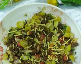 A picture of step 4 of Chatpata Chana chat.