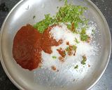 A picture of step 2 of Dungri - Bateta Nu Bharelu (stuffed) Shaak (Kathiyawadi lunch).