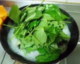 皮蛋炒地瓜葉的食譜步驟4照片