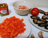 Foto del paso 2 de la receta: Arroz meloso y caldoso de gambón y mejillones