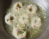 A picture of step 4 of Sabudana Vada (Party Time)🧡🧡.
