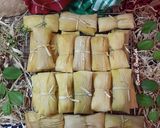 Foto langkah ke 18 dari resep Lepat Jagung/Lemet Jagung/Pais Jagung- MPASI Anak Usia 1 Tahun.