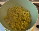 A picture of step 5 of Zucchini and Carrot Burgers.