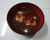 A picture of step 3 of Kagami Biraki! Easy Mochi Zenzai (Oshiruko) with Canned Azuki Beans.
