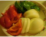 A picture of step 2 of Beef Strips, Pepper Steak.