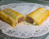 Foto del paso 6 de la receta: Pastel de hojaldre con jamón, bacon y queso