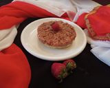 A picture of step 8 of Strawberry milk cake.