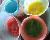Foto langkah ke 2 dari resep Es Jelly Pelangi.