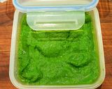 A picture of step 4 of Mike's Garden Fresh Pesto Fettuccini.