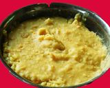 A picture of step 2 of Moong dal Pitha.