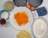 Foto del passaggio 1 della ricetta Torta ciocco bianco con carote o mirtilli