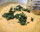 A picture of step 11 of Methi Matar Malai.