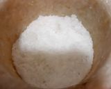 A picture of step 2 of Kesar Mishri Srikhand.