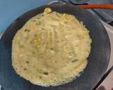 Chana flour pudla recipe step 3 photo