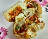 A picture of step 9 of Cheesy veg pockets buns.