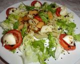 Foto del paso 6 de la receta Ensalada de escarola y pasta con mozzarella