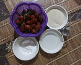 Foto del paso 7 de la receta: Panna cotta de coco con cuolis de fresa