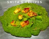 A picture of step 4 of Palak Uttapam.