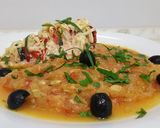 Pas rețetă Piept de pui umplut cu legume și garnitură de dovlecel 5 fotografie