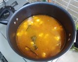 A picture of step 2 of Vegetables Rice.