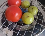 A picture of step 1 of Roasted Amla and Tomato Chutney.