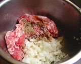 翡翠圈~豇豆鑲肉的食譜步驟2照片