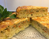 Foto del paso 12 de la receta: Tarta de calabacín, atún, patatas, queso.