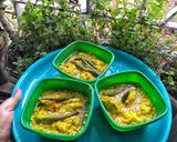 A picture of step 3 of Chingri Bhapa Steamed Prawns in Mustard Popy Seeds Paste.
