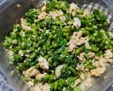 รูปขั้นตอนการทำที่ 7 ของ ปลาโอย่างเกลือ + ดอกขจรผัดไข่ (คลีนสายกลาง)