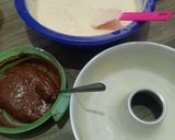 Foto langkah ke 4 dari resep Bolu Pisang Marmer.