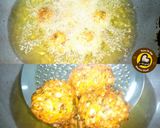 A picture of step 2 of Veg Manchurian 2 ways in gravy and dry.