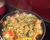 A picture of step 3 of Seafood Stir Fry! No Carbs.