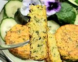 Une image de l'étape 4 de Galettes de courgettes.