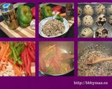 Foto del paso 5 de la receta: Arroz salvaje con verduras y huevos de codorniz 