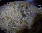 Foto langkah ke 3 dari resep 71. Fettuccine Carbonara.