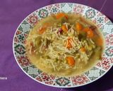 Foto del paso 7 de la receta: Guiso de pavo y sopa de verduras, todo al mismo tiempo