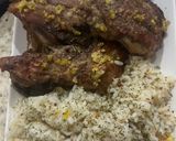 A picture of step 5 of Garlic Ginger Baked Chicken.