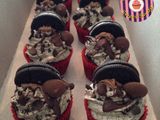 Cupcakes de Red Velvet con crema de Oreo