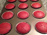Cupcakes de Red Velvet con crema de Oreo