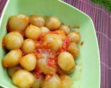Foto langkah ke 8 dari resep Cilok Pedas Isi Ayam.