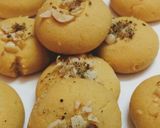 A picture of step 7 of Besan Nankhatai.