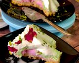 A picture of step 5 of Eggless Cassata (Ice cream Cake).