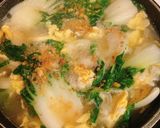 รูปขั้นตอนการทำที่ 4 ของ ไข่น้ำหรือซุปไข่ข้น Egg soup🍳🍲style by barbie👩🏼🍳