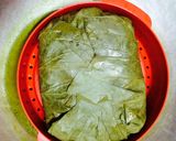 Hình bước làm 2 của món Cá diêu hồng hấp lá sen