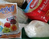 Foto langkah ke 1 dari resep Puding nutrijel coklat biskuit roma.