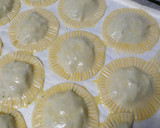 Foto del paso 5 de la receta: Empanadillas de brócoli, queso azul y pera al horno