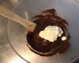 Une image de l'étape 4 de Flan d'Halloween au chocolat, poires et menthe.